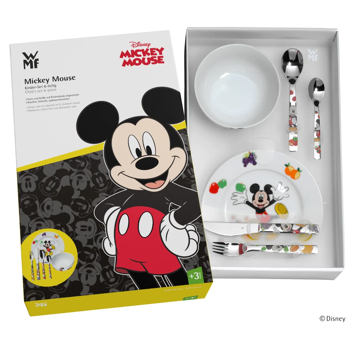 Дитячий Набір столових приборів WMF MICKEY M 6 предметів 1282959964 (12.8295.9964)