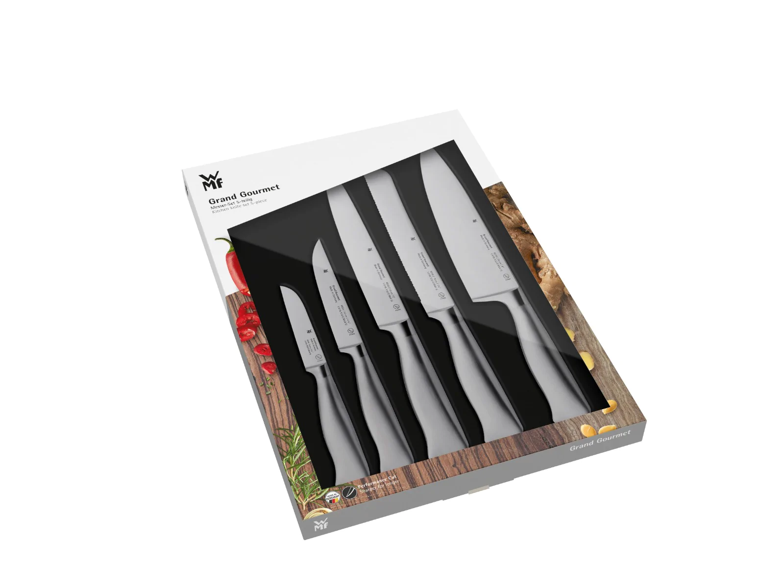 Набір ножів для кухні WMF GRAND GOURMET 5 шт 1876349992 (18.7634.9992)