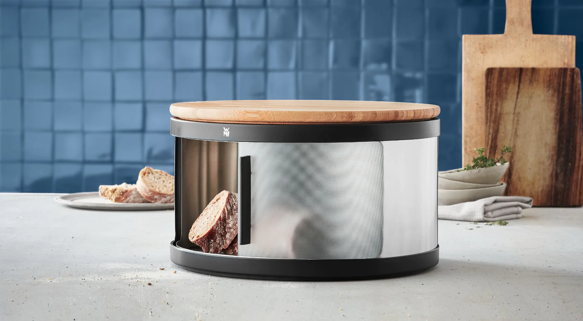 Хлібниця з обробною дошкою WMF GOURMET 32 см 0634456030 (06.3445.6030)