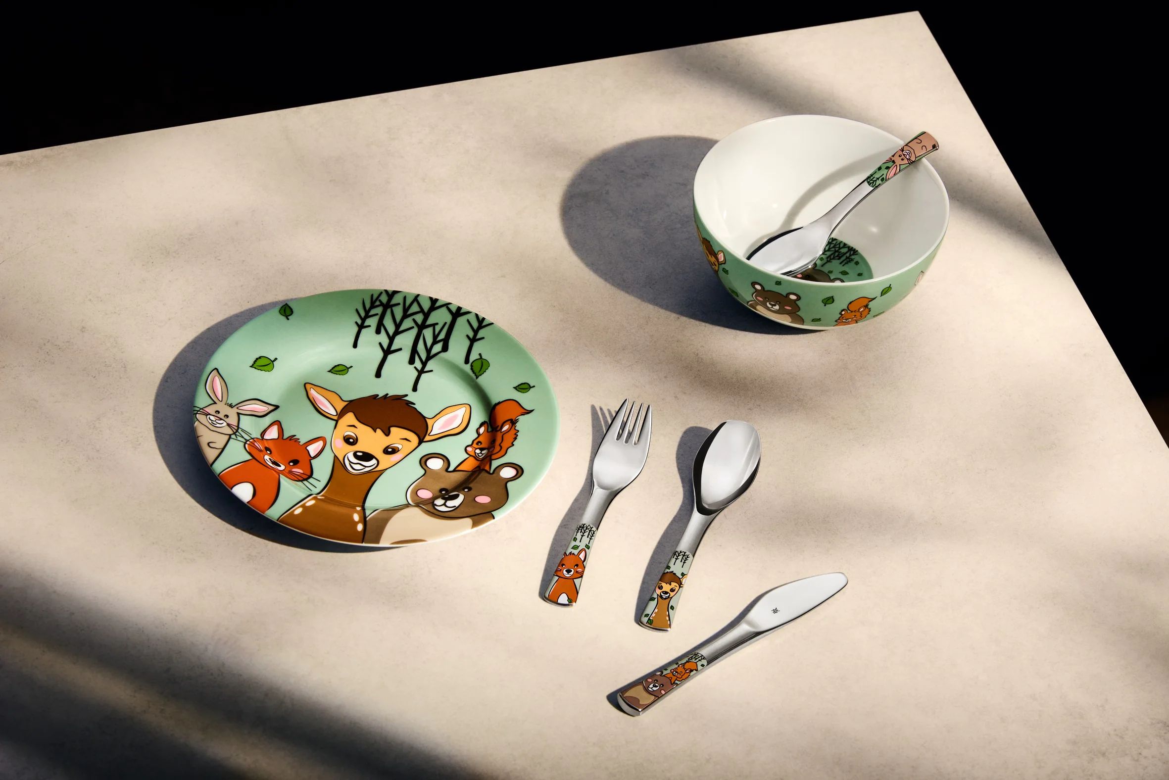 Дитячий набір столових приборів WMF Forest Friends 6 предметів 1286119964 (12.8611.9964)