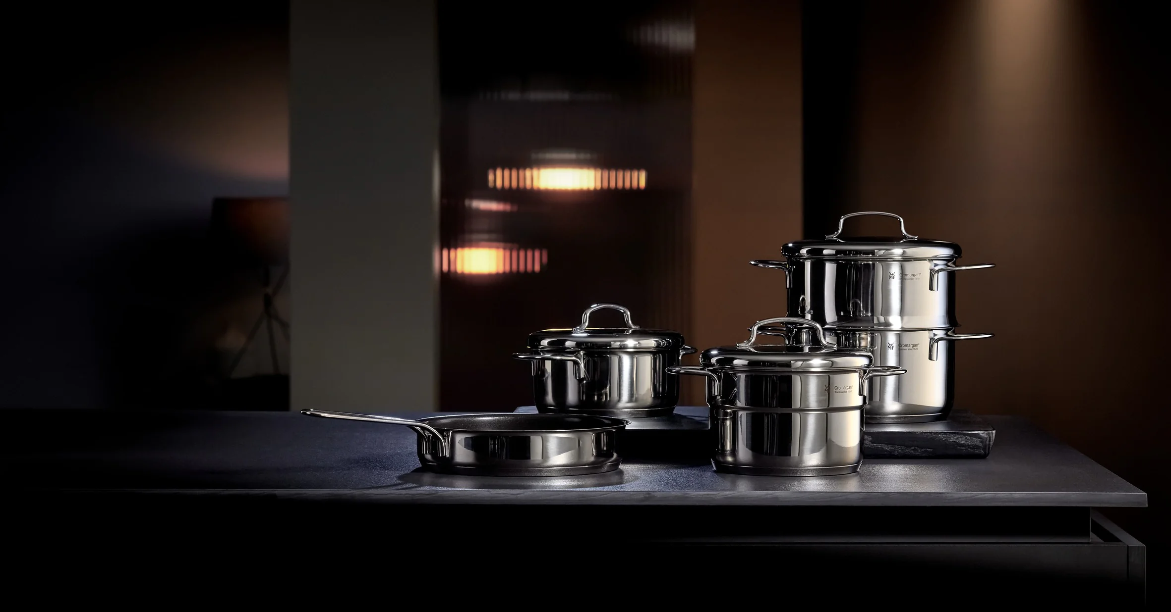 Каструля низька WMF MINI 16 см з кришкою (1,5 л) 0716766040 (07.1676.6040)