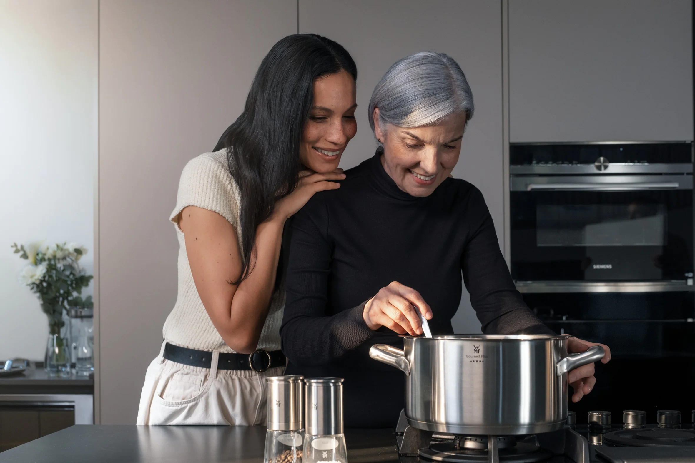 Каструля висока WMF GOURMET PLUS з кришкою 24 см (5,7 л) 0724246030 (07.2424.6030)