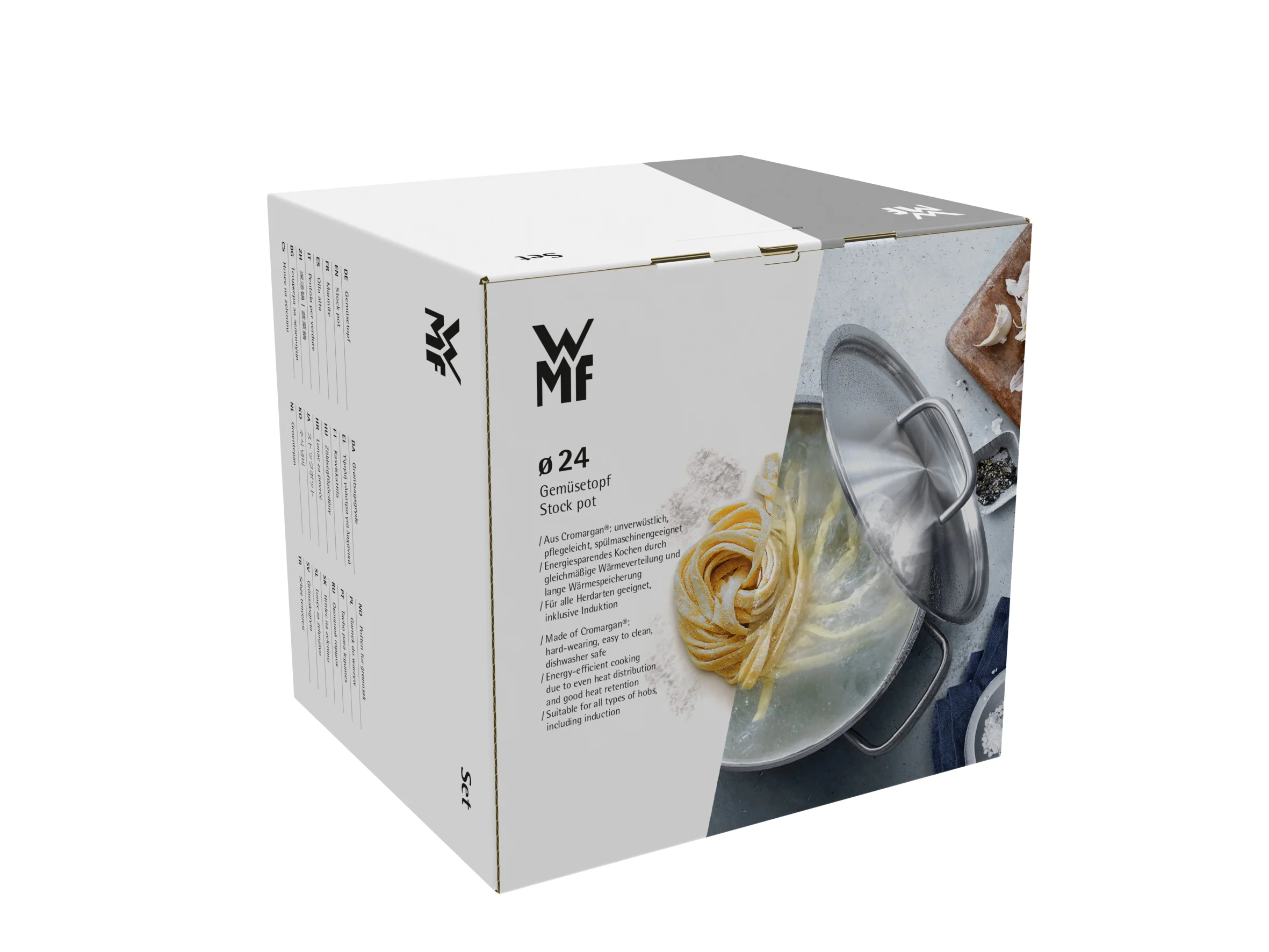 Каструля висока WMF GOURMET PLUS 24 см з кришкою 8,8 л 24 см 0725246030 (07.2524.6030)