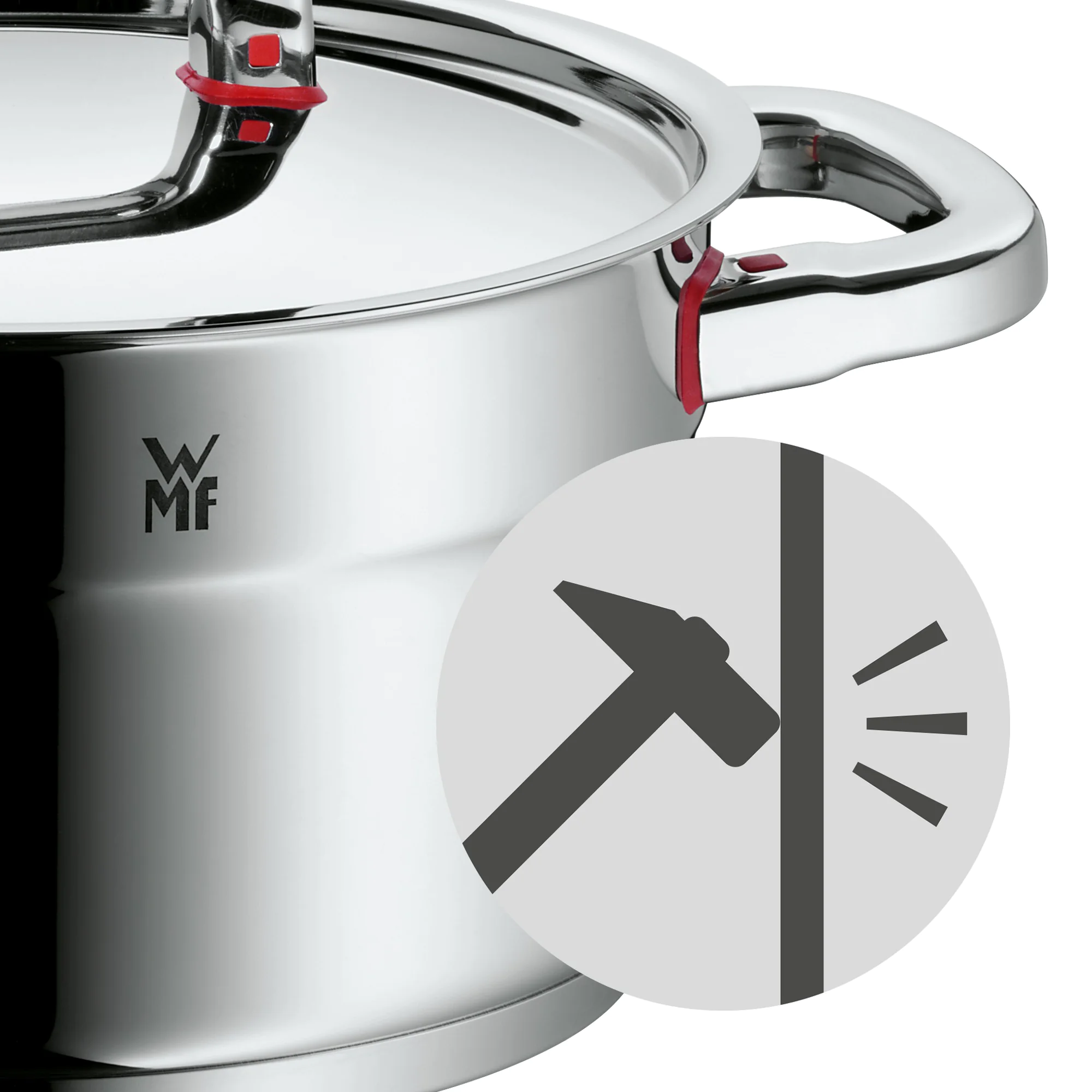 Каструля висока WMF Premium A з кришкою 24 см (8,8 л) 1790246040 (17.9024.6040)