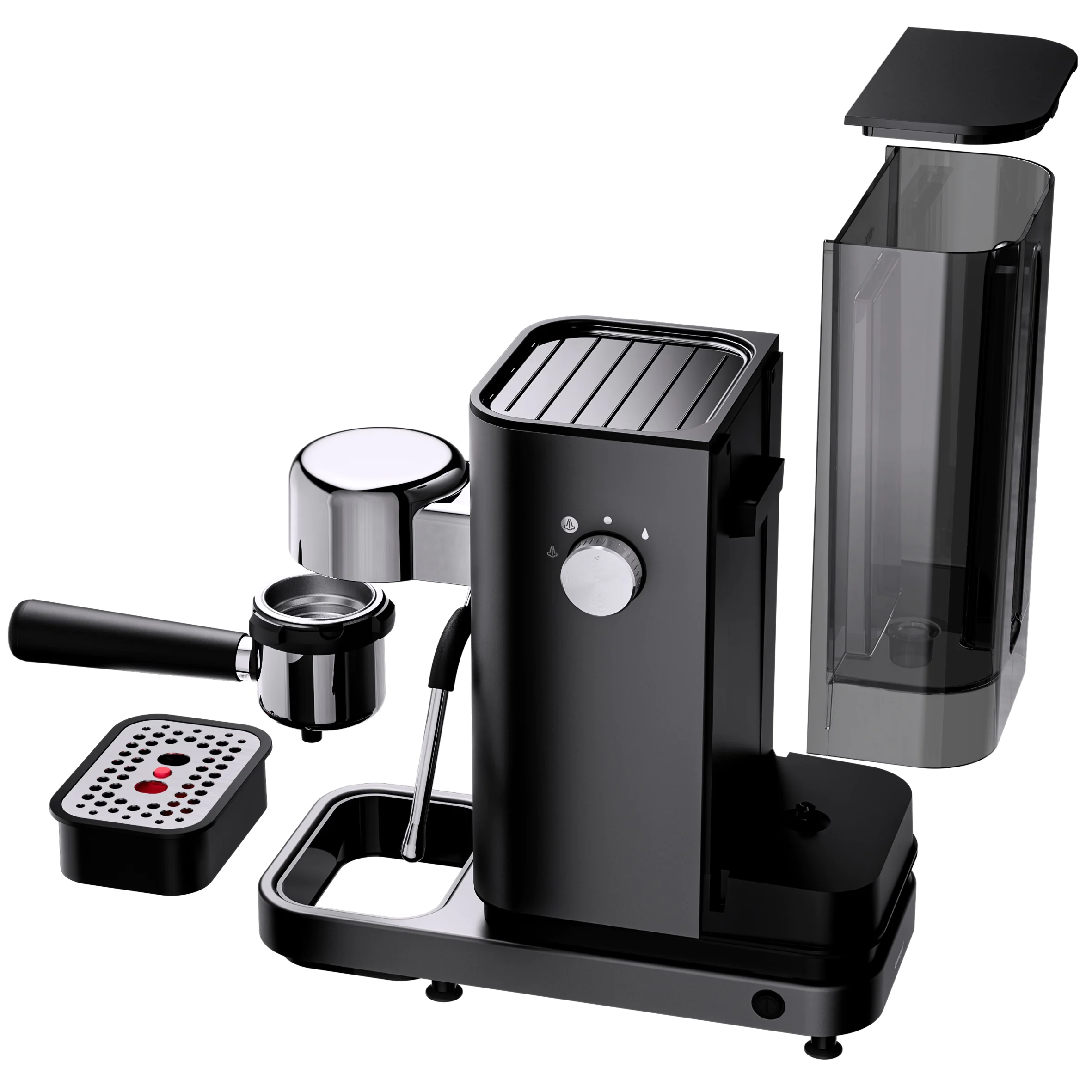 Кавоварка ріжкова WMF LUMERO Espresso Stone Grey 412370041 (04.1237.0041)