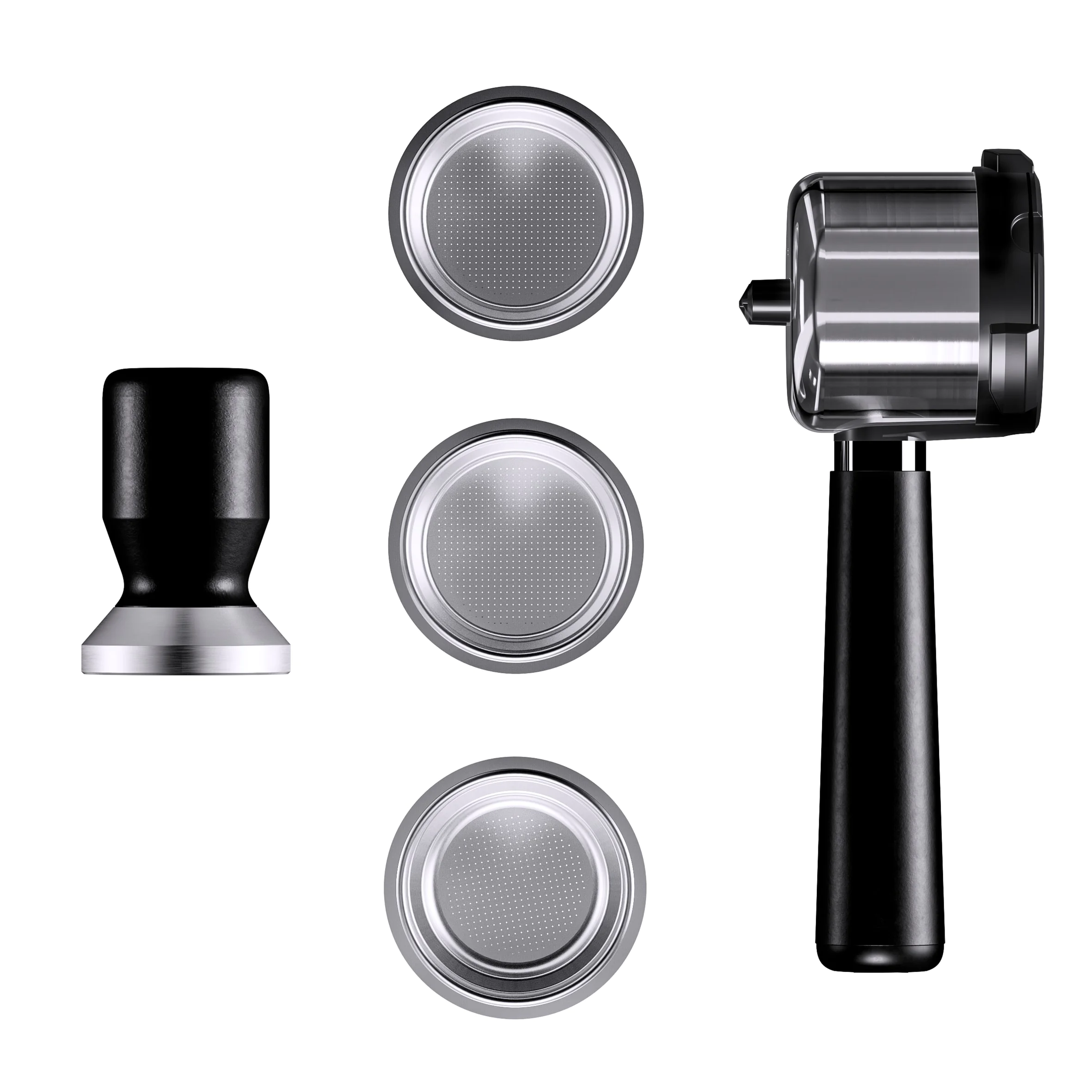 Кавоварка ріжкова WMF LUMERO Espresso Stone Grey 412370041 (04.1237.0041)