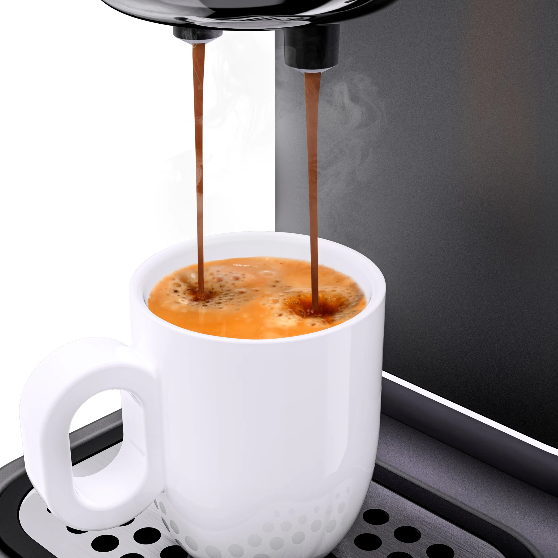 Кавоварка ріжкова WMF LUMERO Espresso Stone Grey 412370041 (04.1237.0041)