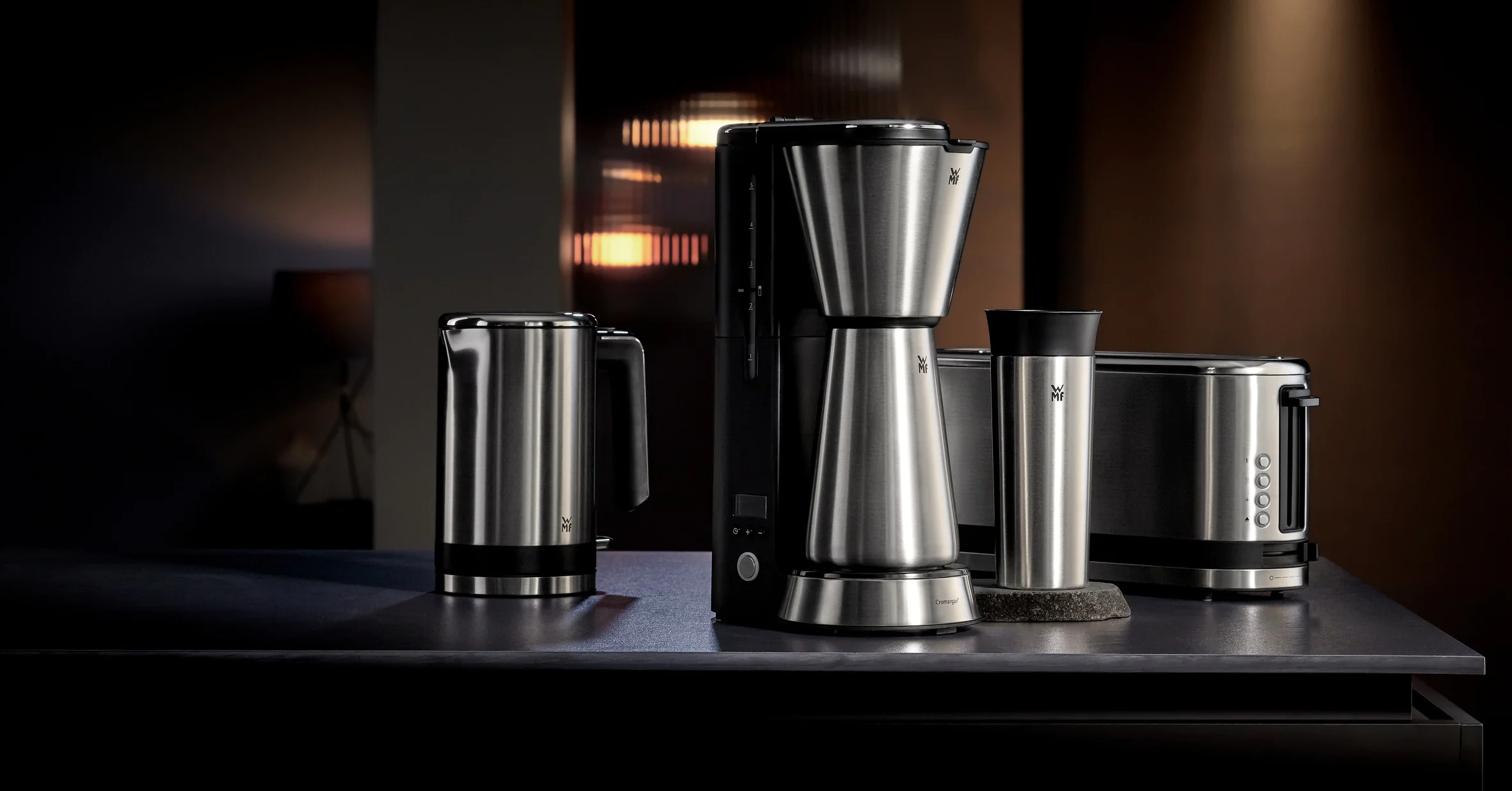 Кавоварка з термочашками WMF Kitchenminis Aroma Coffee 0412260011 (04.1226.0011)