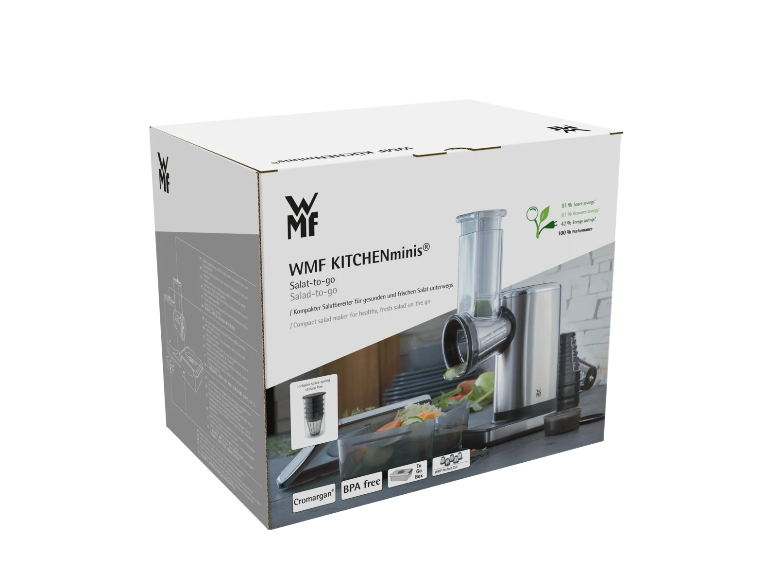 Овочерізка WMF KITCHENminis salad-to-go 0416400011 (04.1640.0011)