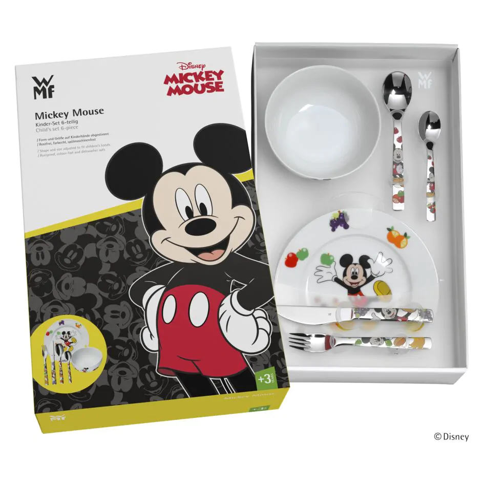 Дитячий Набір столових приборів WMF MICKEY M 6 предметів 1282959964 (12.8295.9964)