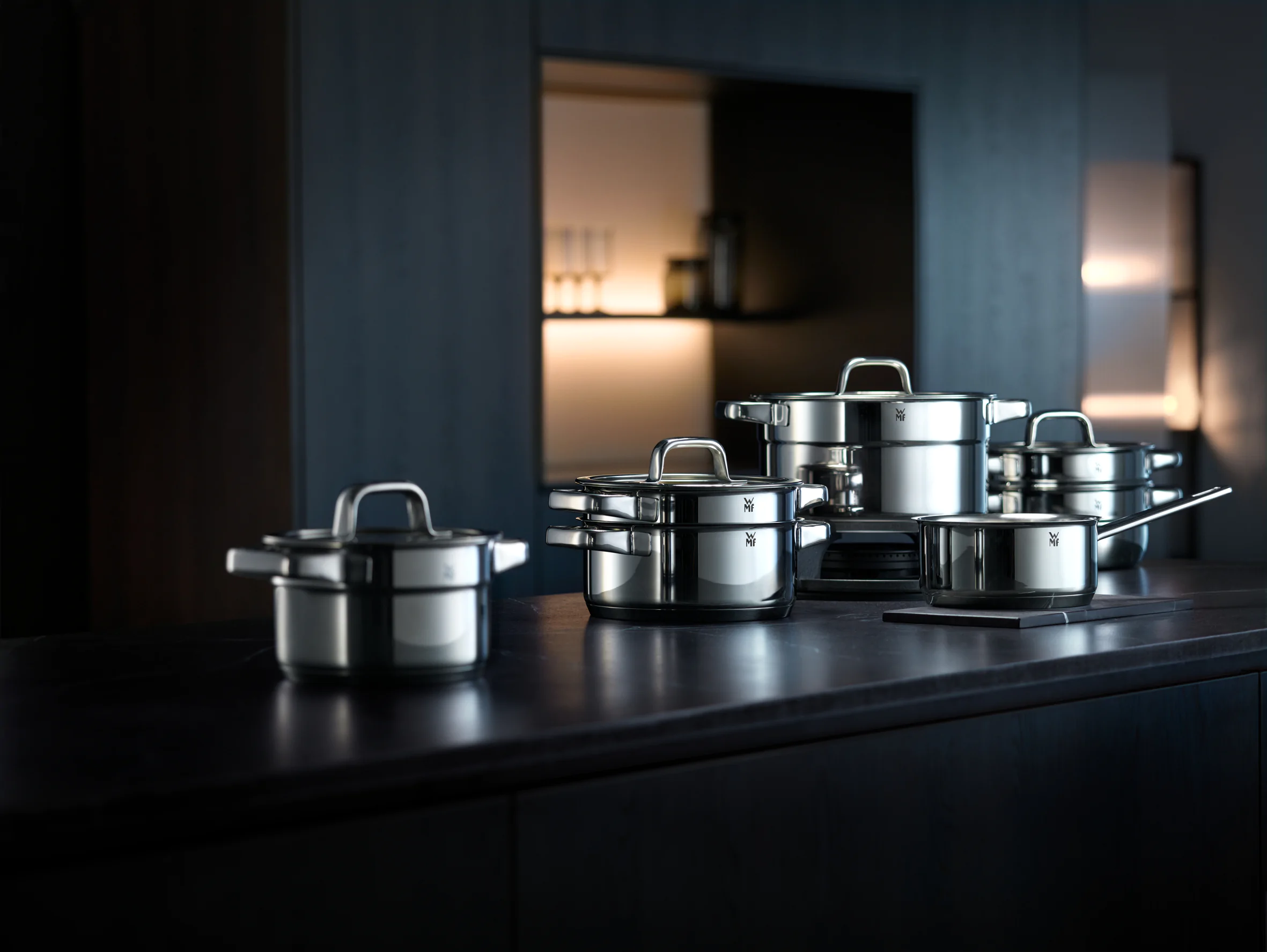 Набір посуду WMF Compact Cuisine 9 предметів 0790556380 (07.9055.6380)