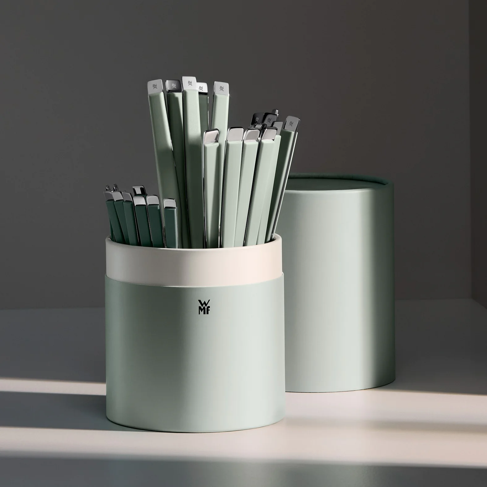 Набір столових приборів WMF Emotion Frosty Green 30 предметів 1115916700 (11.1591.6700)